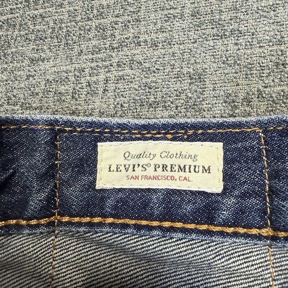 Levi's Premium 555 Jeans Men's 33x32* (32x30) Relaxed Fit Straight Leg Blue - Picture 4 of 11